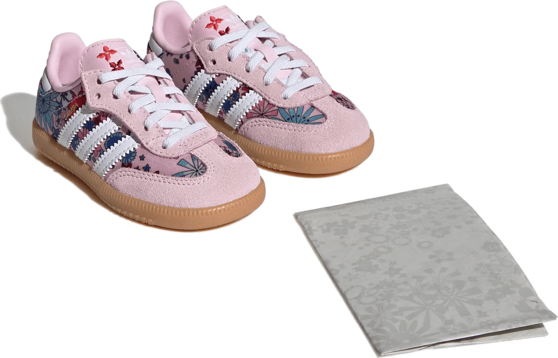 Liberty London x Adidas Samba OG TD Closure Elastic Laces "Clear Pink"