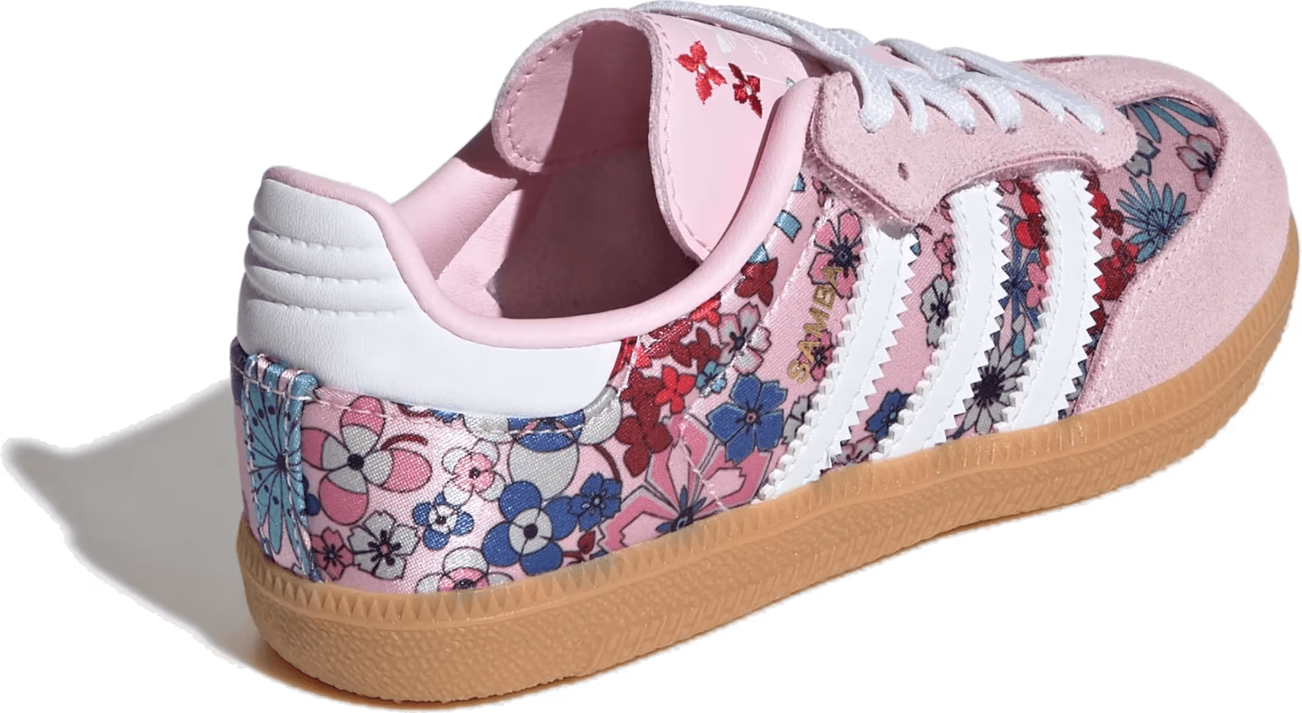 Liberty London x Adidas Samba OG PS Closure Elastic Laces "Clear Pink"