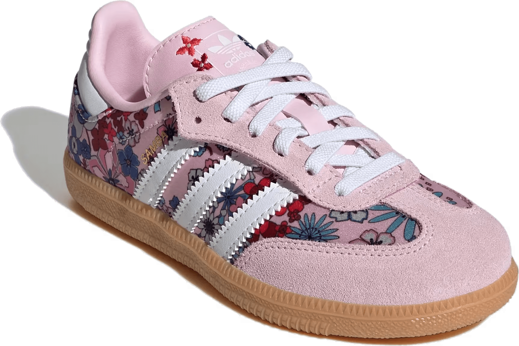 Liberty London x Adidas Samba OG PS Closure Elastic Laces "Clear Pink"