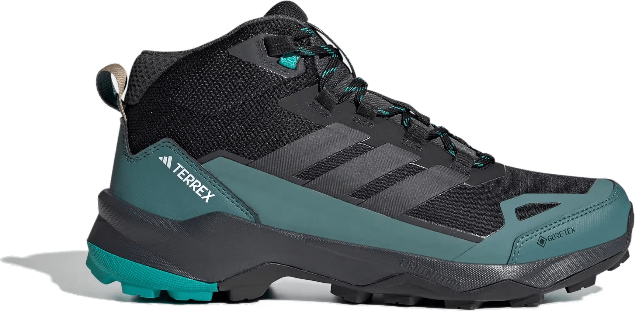 adidas Terrex Skychaser AX5 Mid Gore-Tex Core Black Carbon Pure Teal
