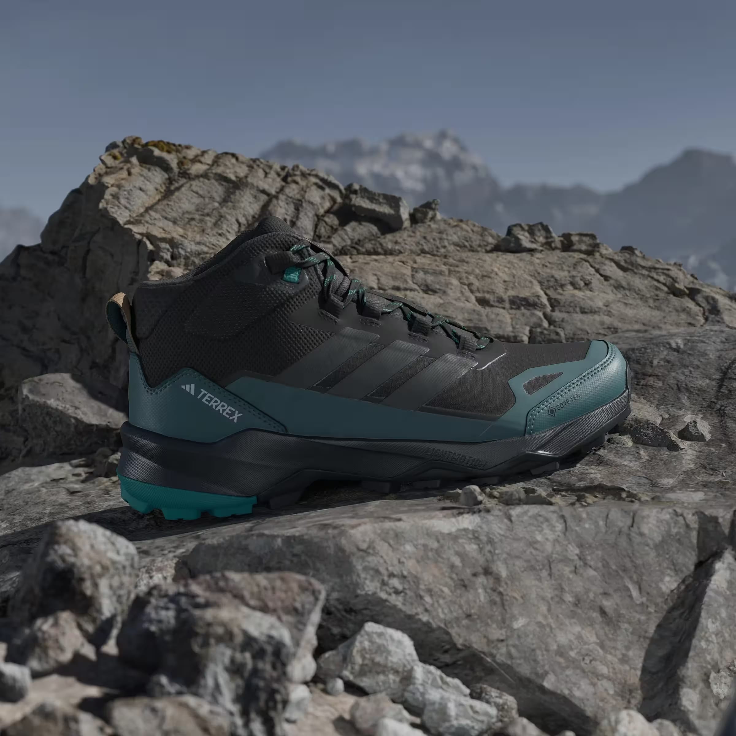 adidas Terrex Skychaser AX5 Mid Gore-Tex Core Black Carbon Pure Teal