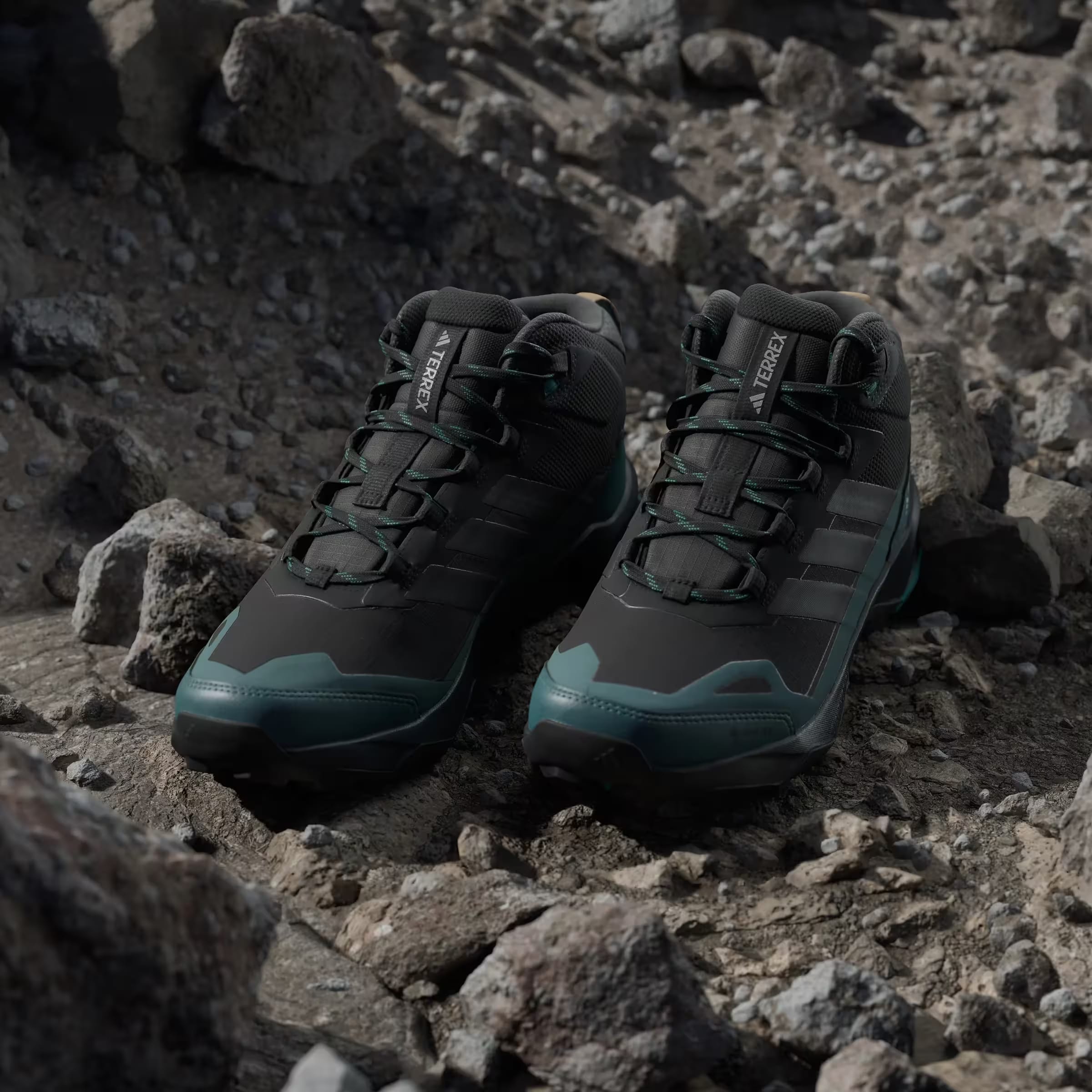 adidas Terrex Skychaser AX5 Mid Gore-Tex Core Black Carbon Pure Teal