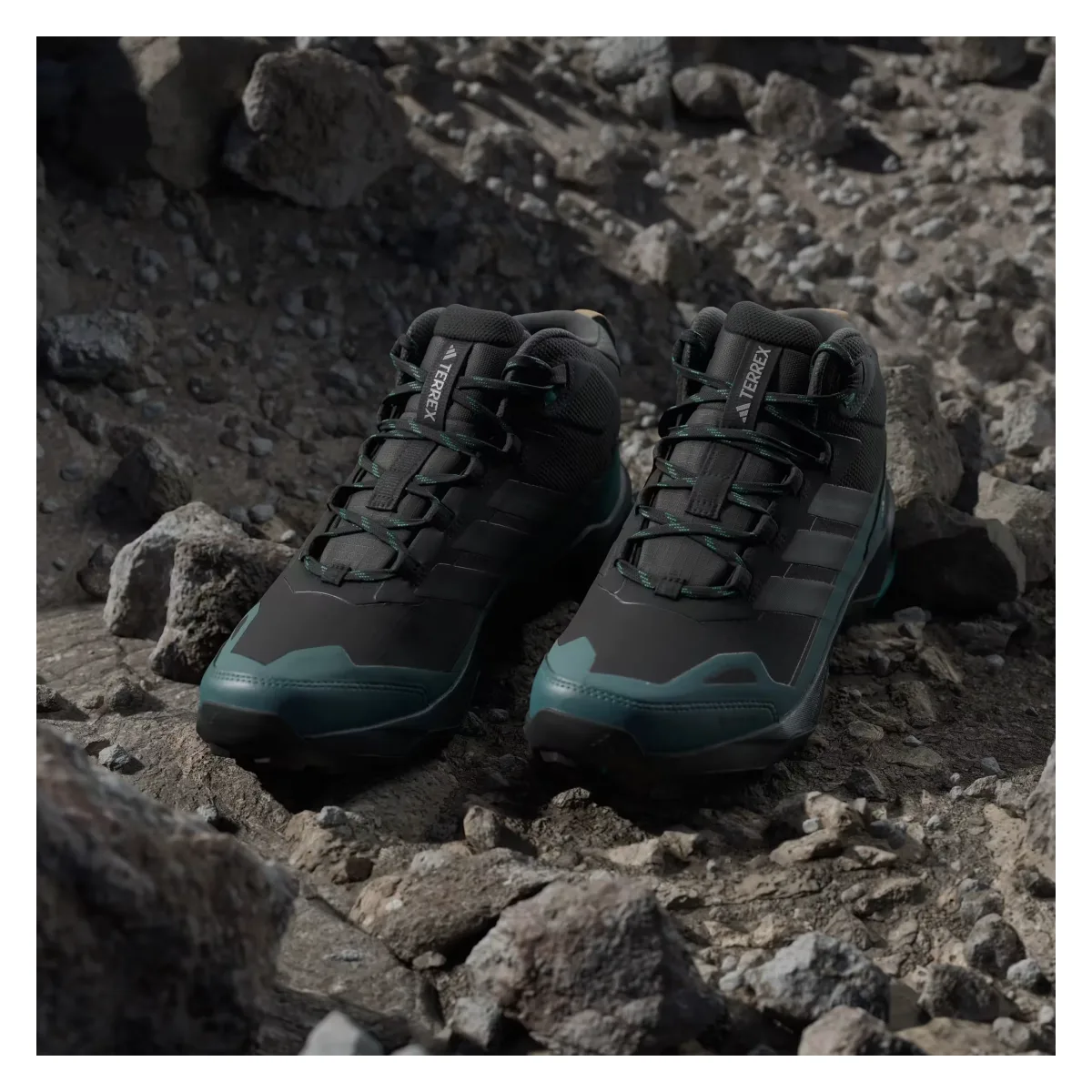 adidas Terrex Skychaser AX5 Mid Gore-Tex Core Black Carbon Pure Teal