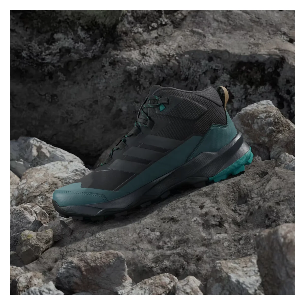adidas Terrex Skychaser AX5 Mid Gore-Tex Core Black Carbon Pure Teal