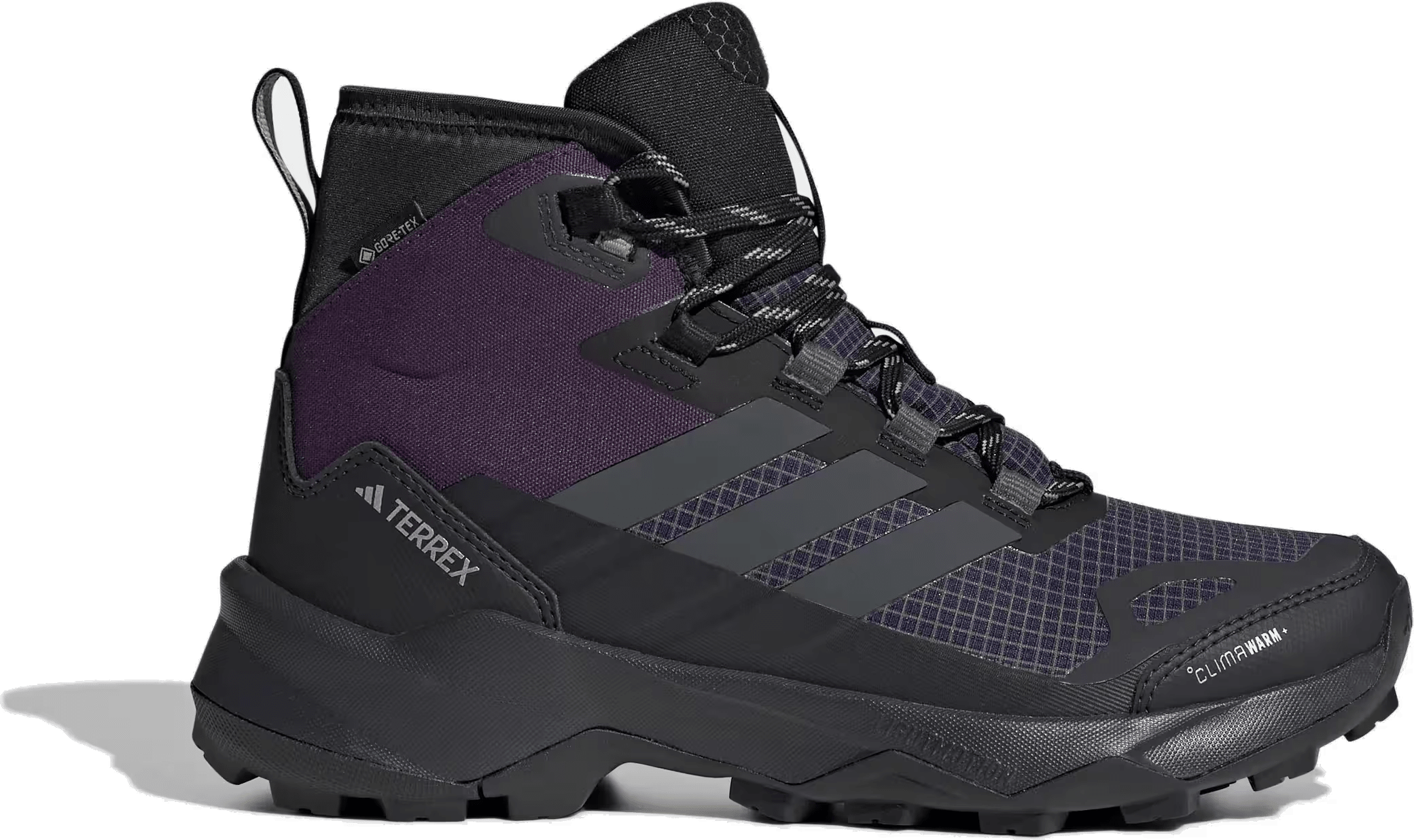 adidas Terrex Skychaser AX5 Mid Gore-Tex Climawarm+ Aurora Plum Grey Tent Green (Women's)