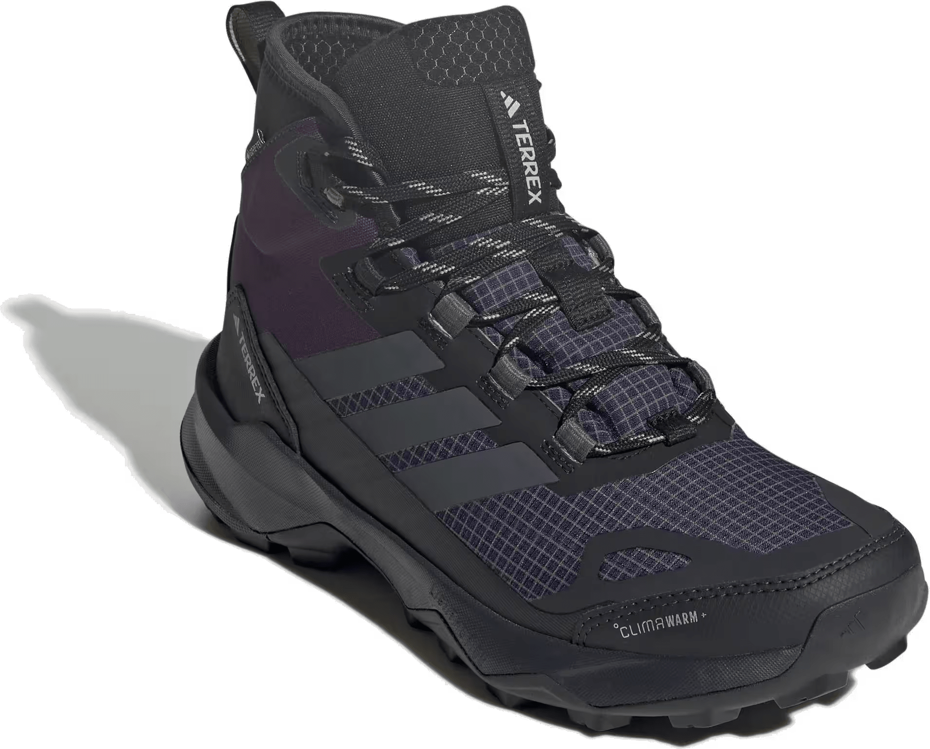 adidas Terrex Skychaser AX5 Mid Gore-Tex Climawarm+ Aurora Plum Grey Tent Green (Women's)