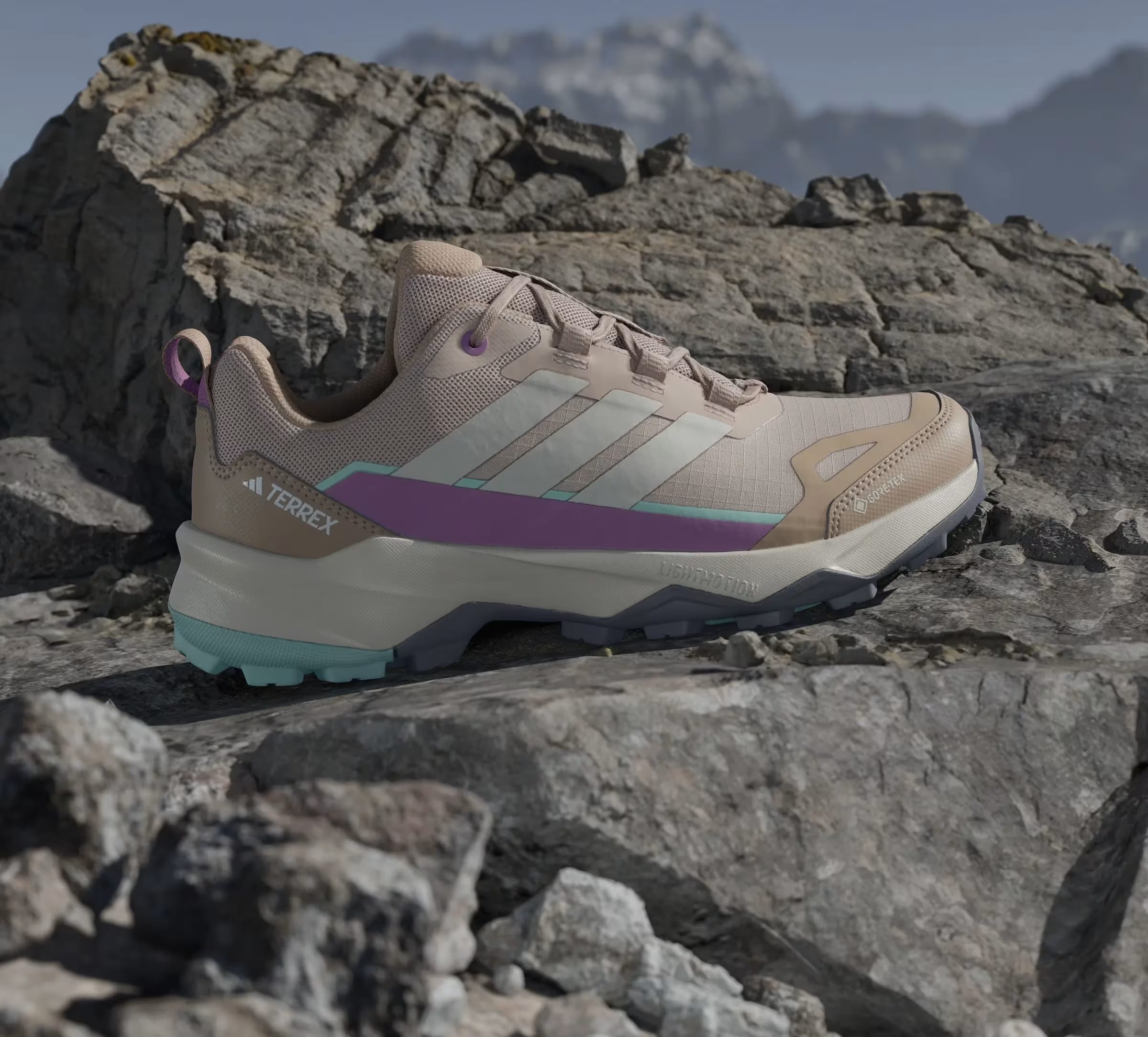 adidas Terrex Skychaser AX5 Gore-Tex Wonder Taupe Preloved Purple (Women's)