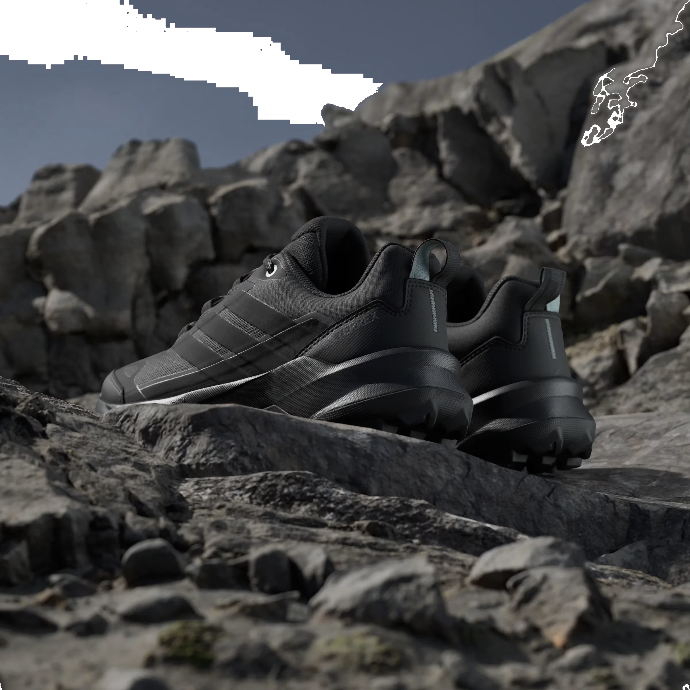 adidas Terrex Skychaser AX5 Core Black Semi Flash Aqua (Women's)