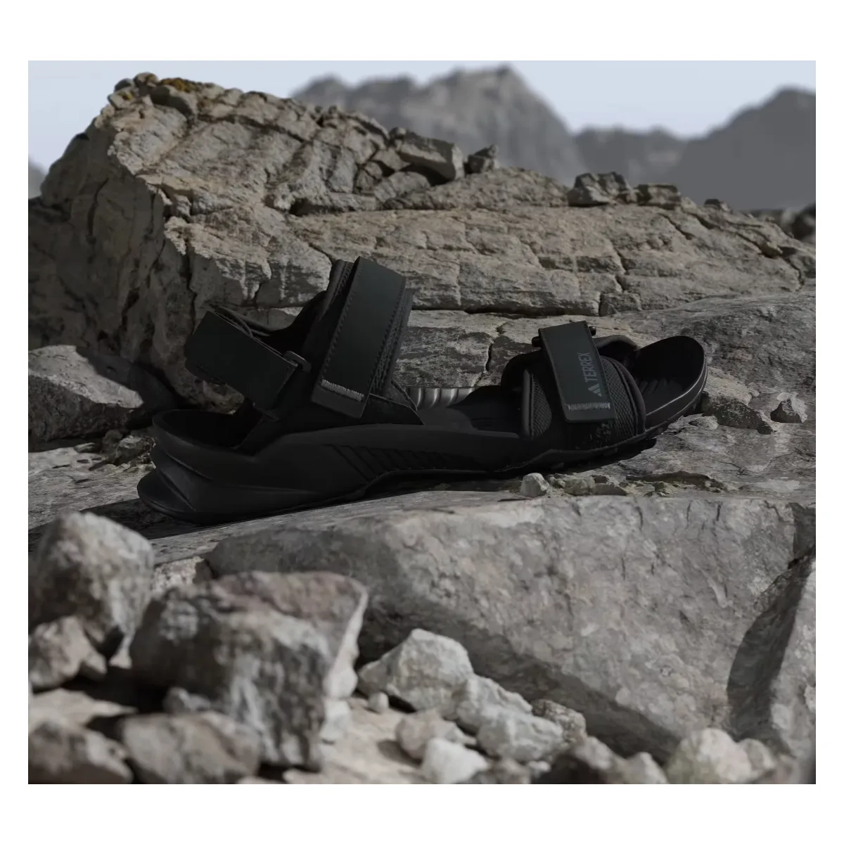 adidas Terrex Hydroterra Sandals Core Black Grey Four