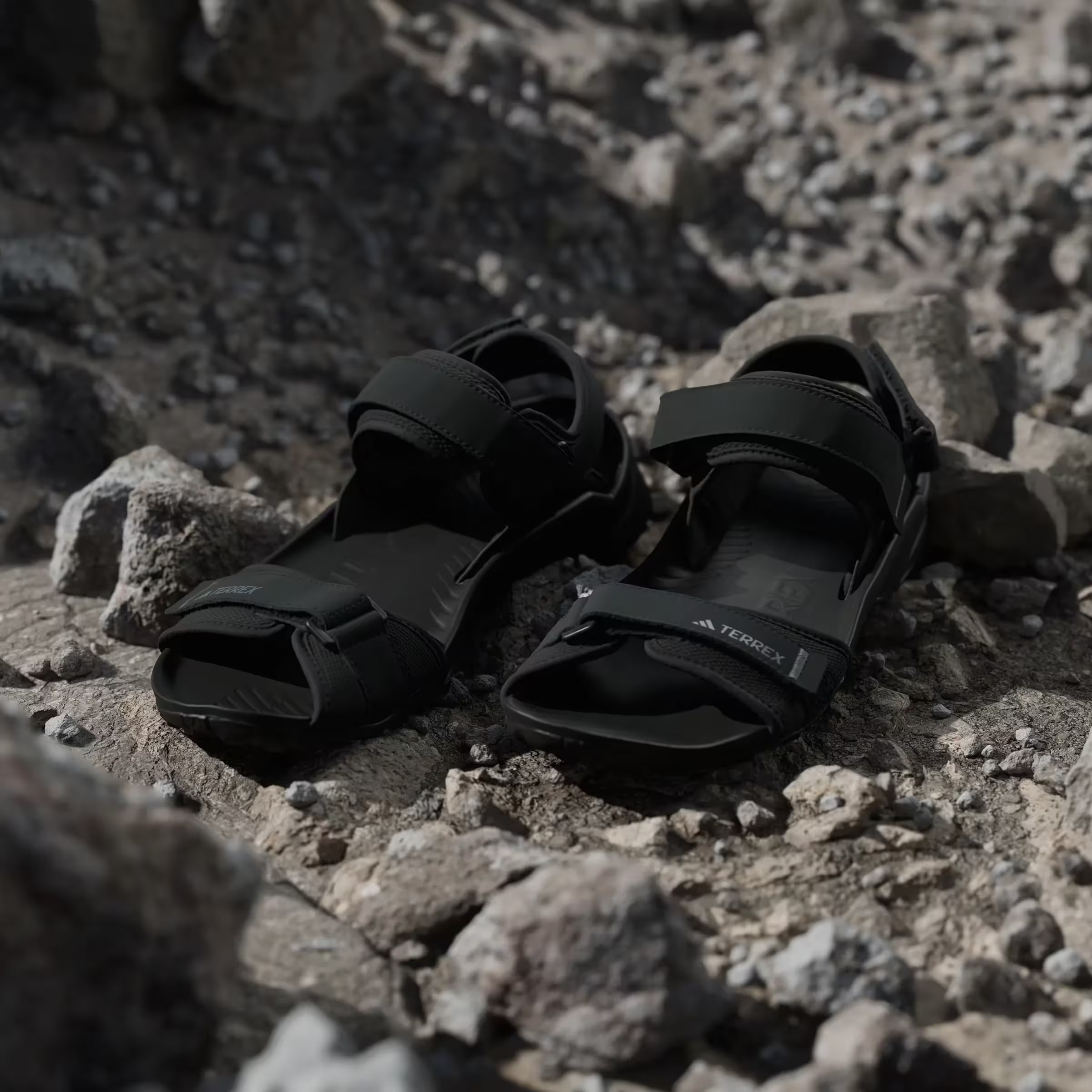 adidas Terrex Hydroterra Sandals Core Black Grey Four