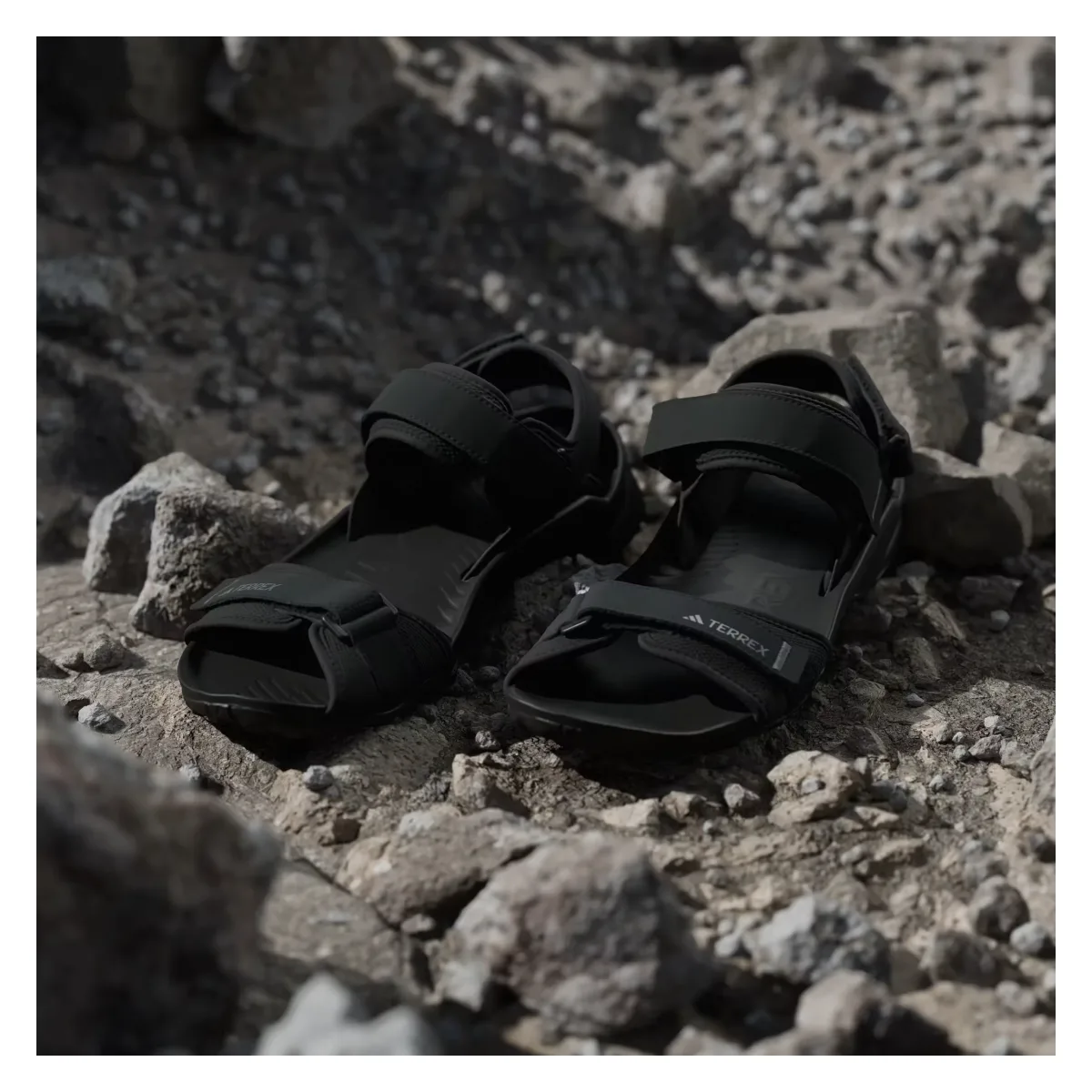 adidas Terrex Hydroterra Sandals Core Black Grey Four