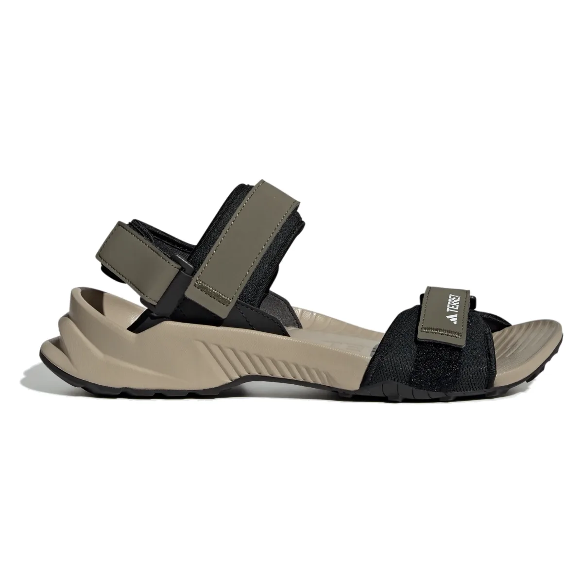 adidas Terrex Hydroterra Sandals Olive Strata Core Black Wonder Beige