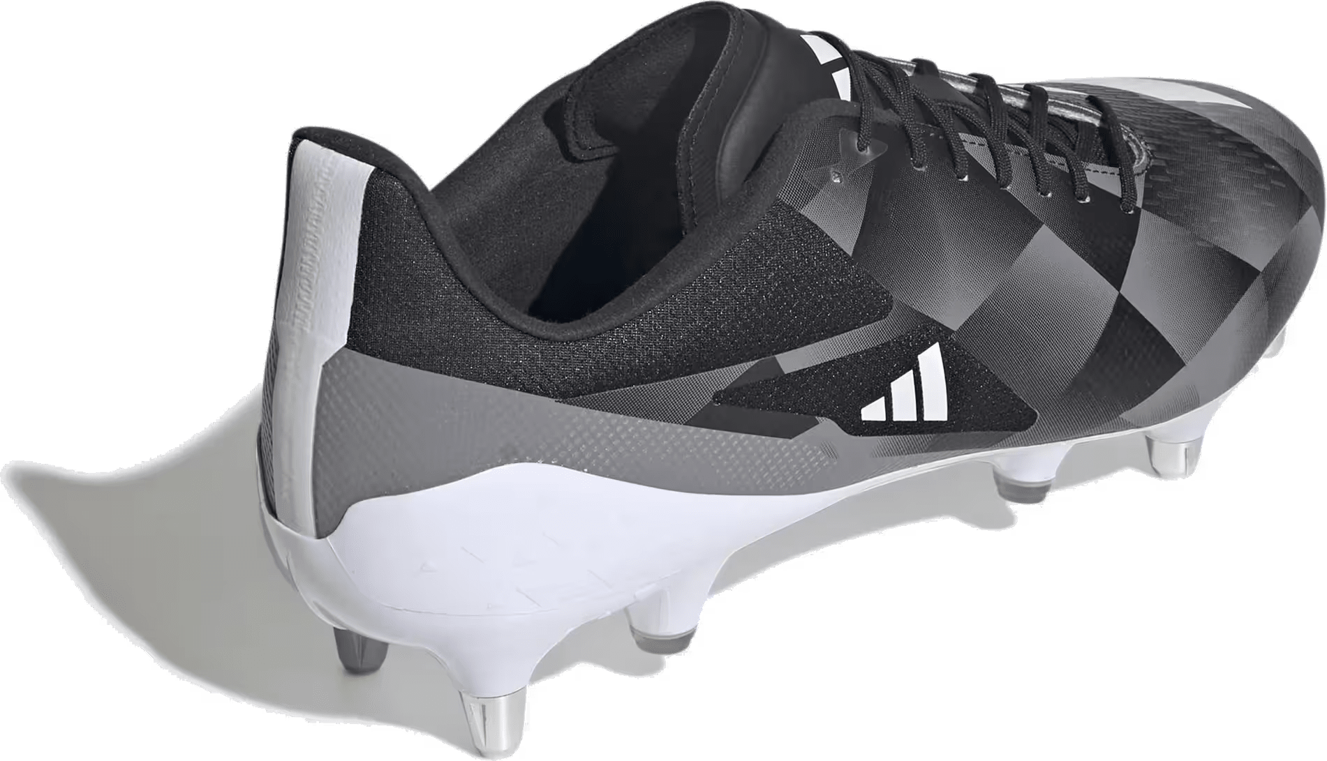 adidas Adizero RS15 Ultimate SG Rugby Core Black White Grey
