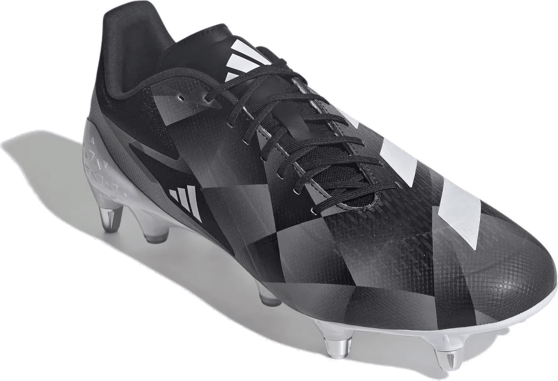 adidas Adizero RS15 Ultimate SG Rugby Core Black White Grey