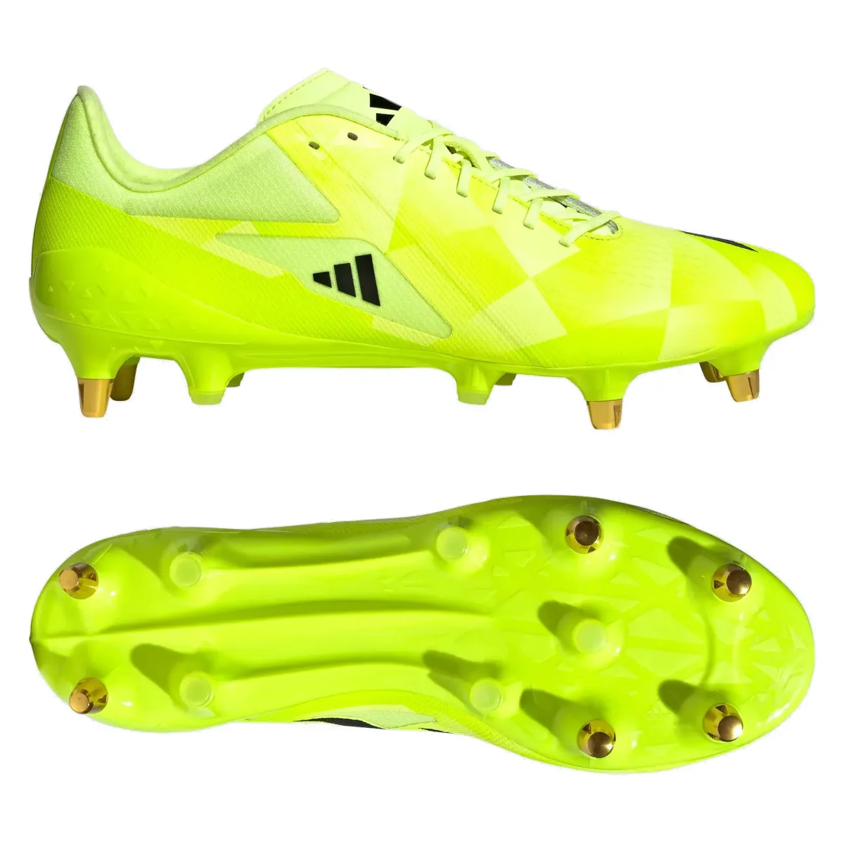 adidas Adizero RS15 Pro SG Rugby Hi-Res Yellow Core Black Lucid Lemon