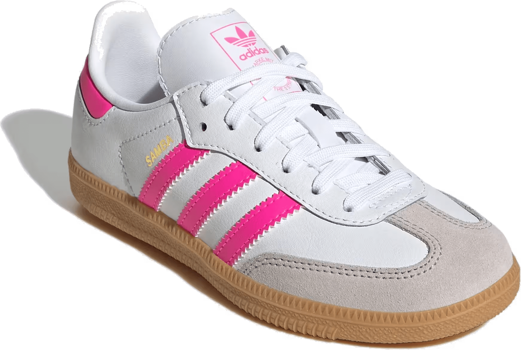 adidas Samba OG Cloud White Lucid Pink Gum (PS)