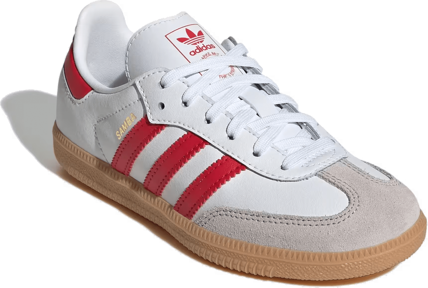 adidas Samba OG Cloud White Better Scarlet Gum (PS)