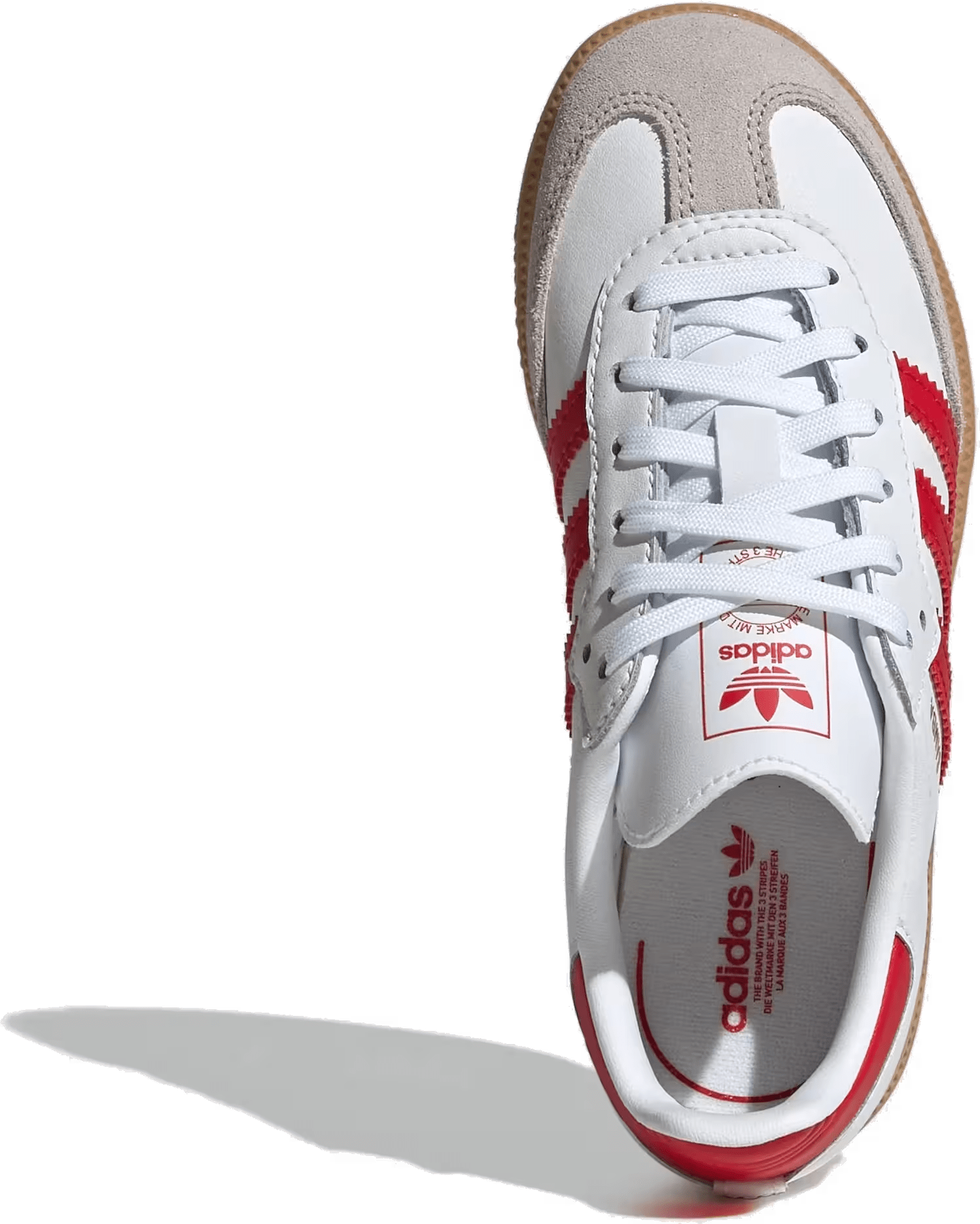 adidas Samba OG Cloud White Better Scarlet Gum (PS)