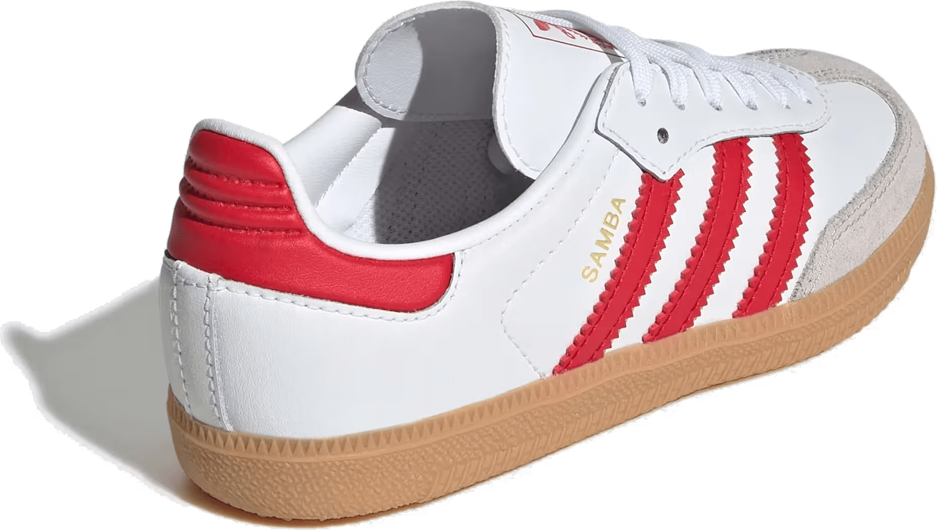adidas Samba OG Cloud White Better Scarlet Gum (PS)