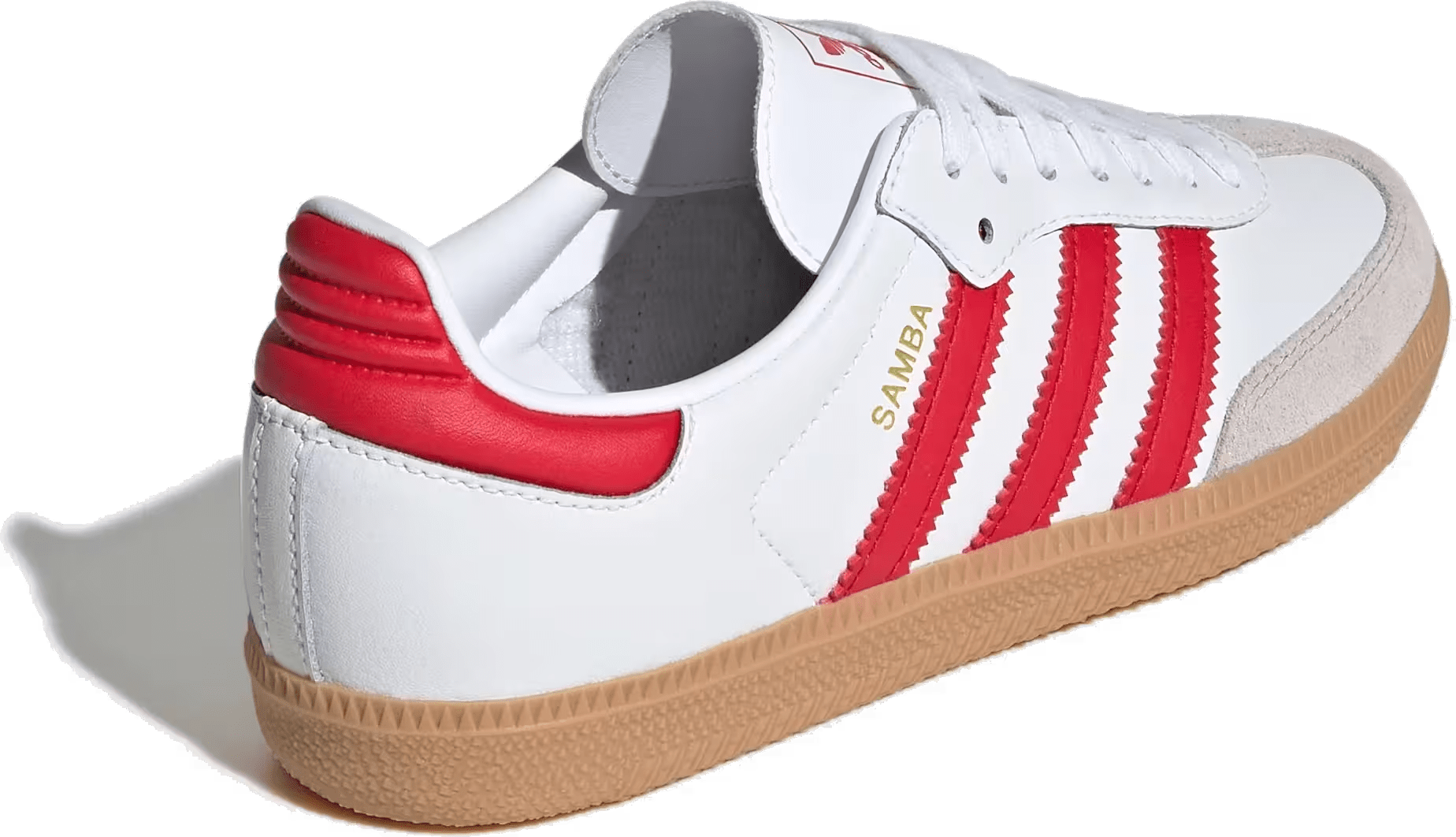 adidas Samba OG Cloud White Better Scarlet Gum (GS)