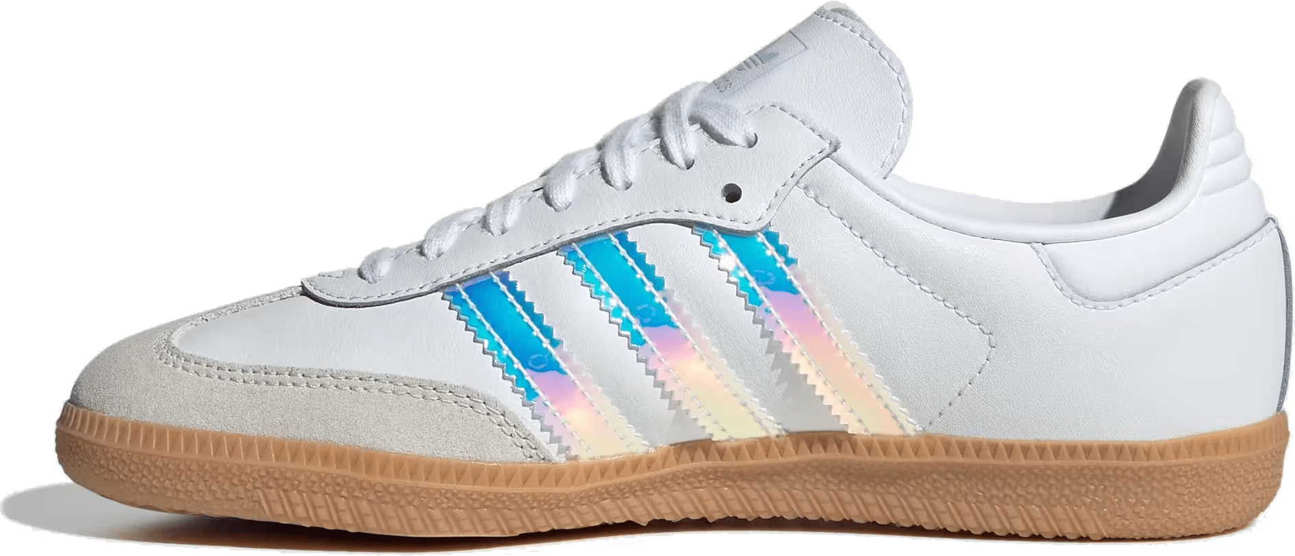 Adidas Samba OG GS "White Iridescent Stripes"