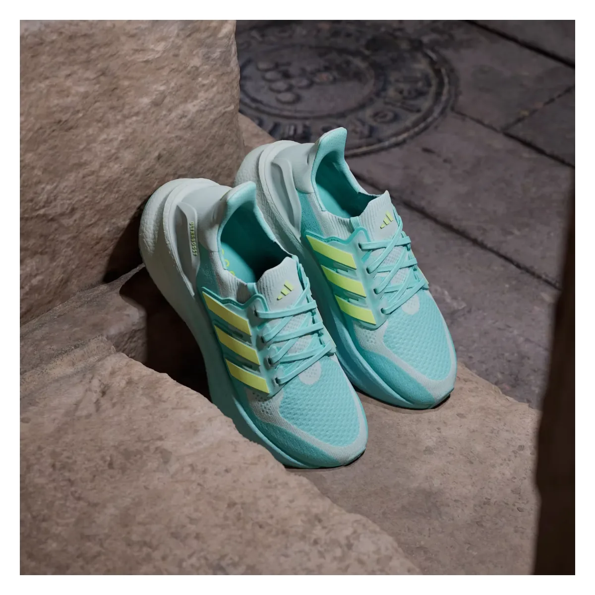 adidas Ultra Boost 5 Flash Aqua Hi-Res Yellow Halo Mint (Women's)