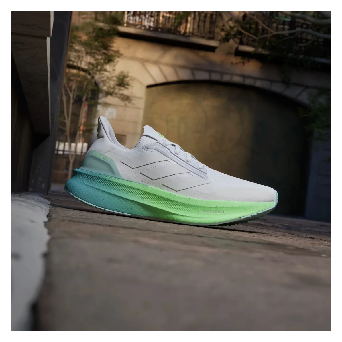 adidas Ultra Boost 5X Cloud White Dash Grey Lime Burst