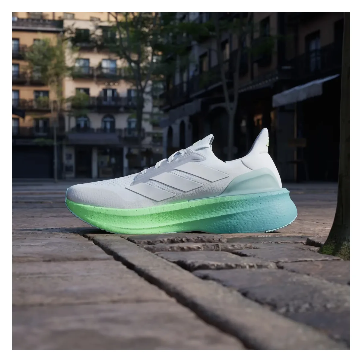 adidas Ultra Boost 5X Cloud White Dash Grey Lime Burst