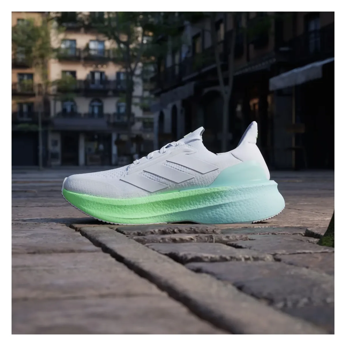 adidas Ultra Boost 5X Cloud White Dash Grey Lime Burst (Women's)