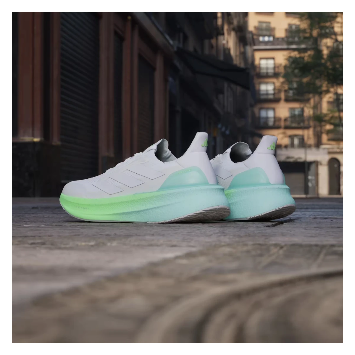 adidas Ultra Boost 5X Cloud White Dash Grey Lime Burst (Women's)