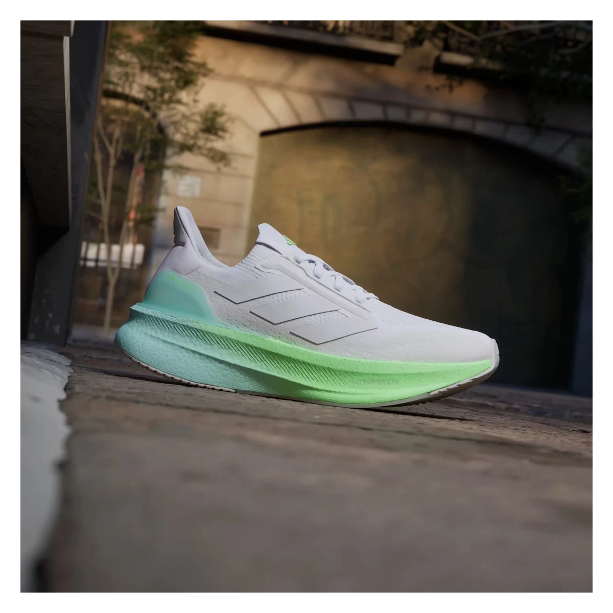 adidas Ultra Boost 5X Cloud White Dash Grey Lime Burst (Women's)