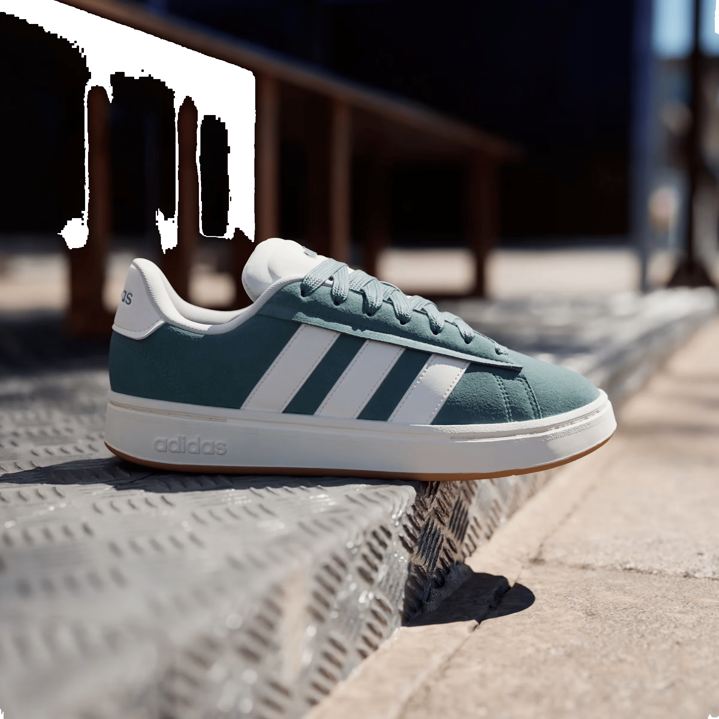 adidas Grand Court Alpha Preloved Teal Core White Gum