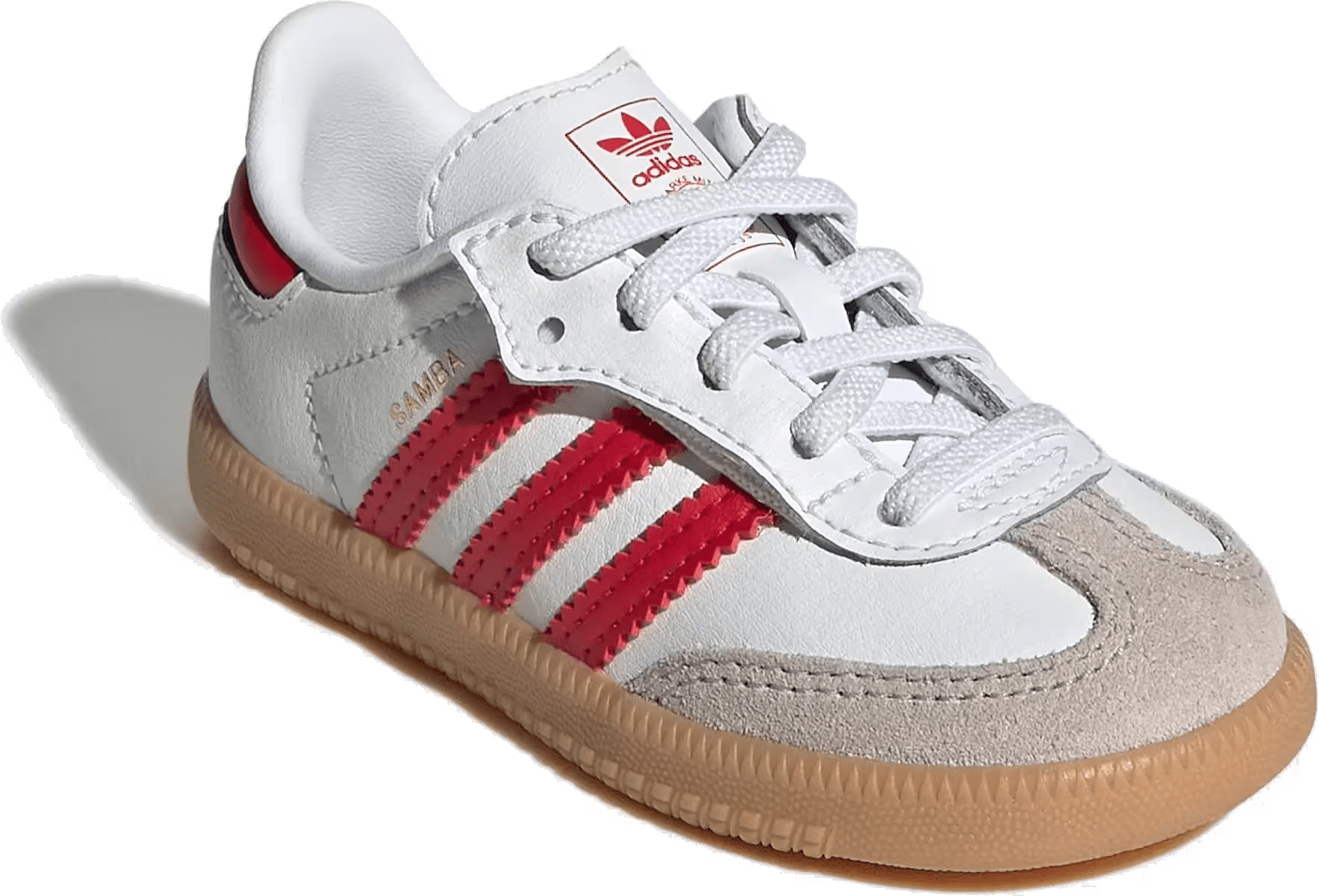 adidas Samba OG Comfort Closure Cloud White Better Scarlet Gum (TD)