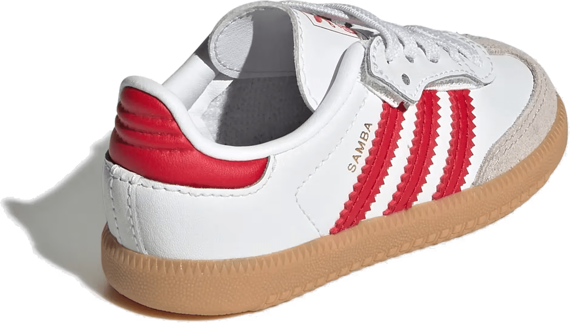 adidas Samba OG Comfort Closure Cloud White Better Scarlet Gum (TD)