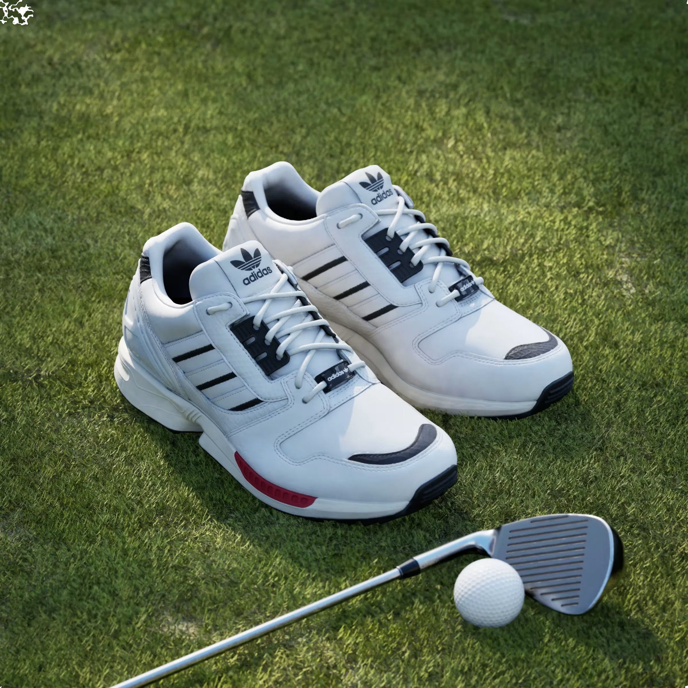 adidas ZX 8000 Spikeless Golf White Black Red