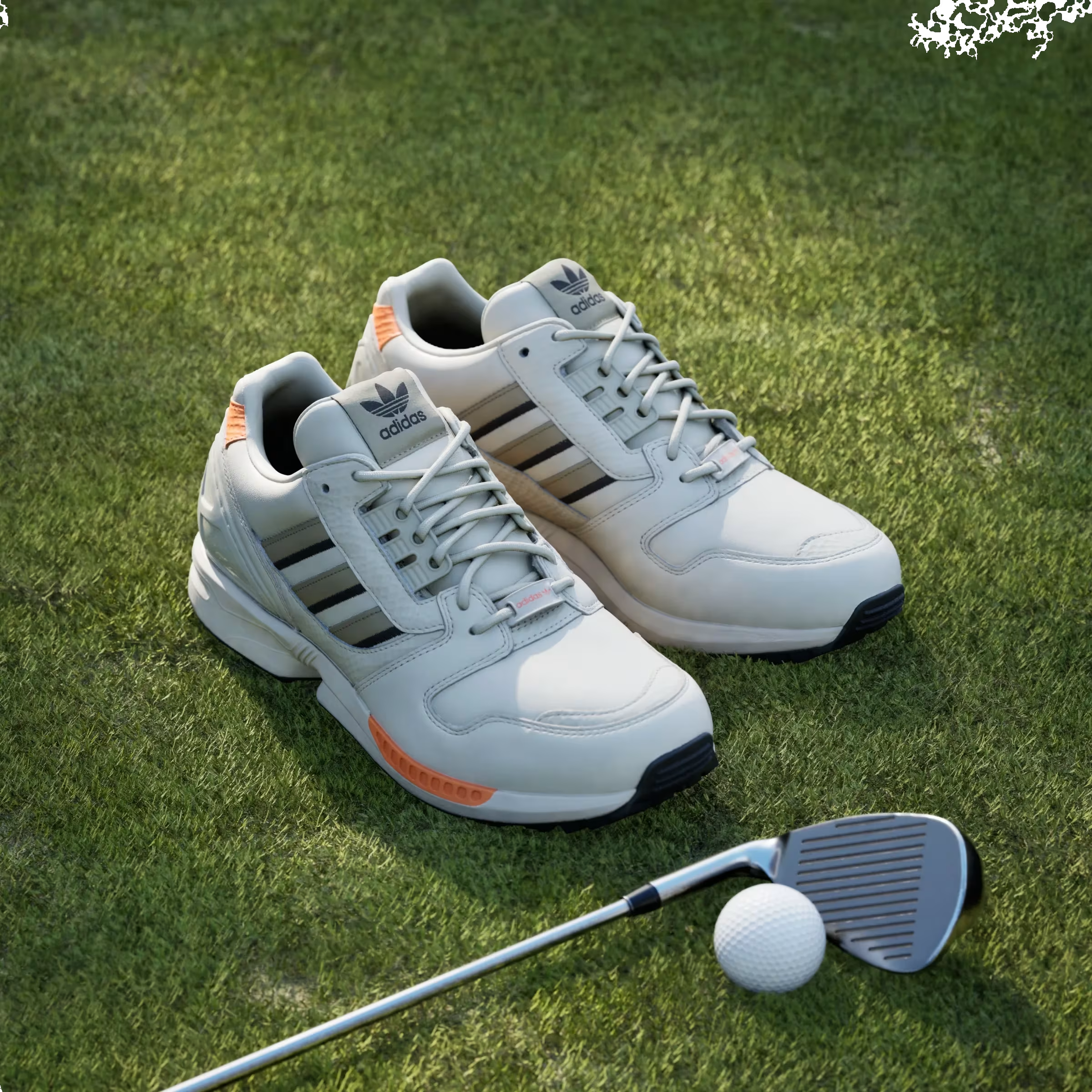 adidas ZX 8000 Spikeless Golf Alumina Black
