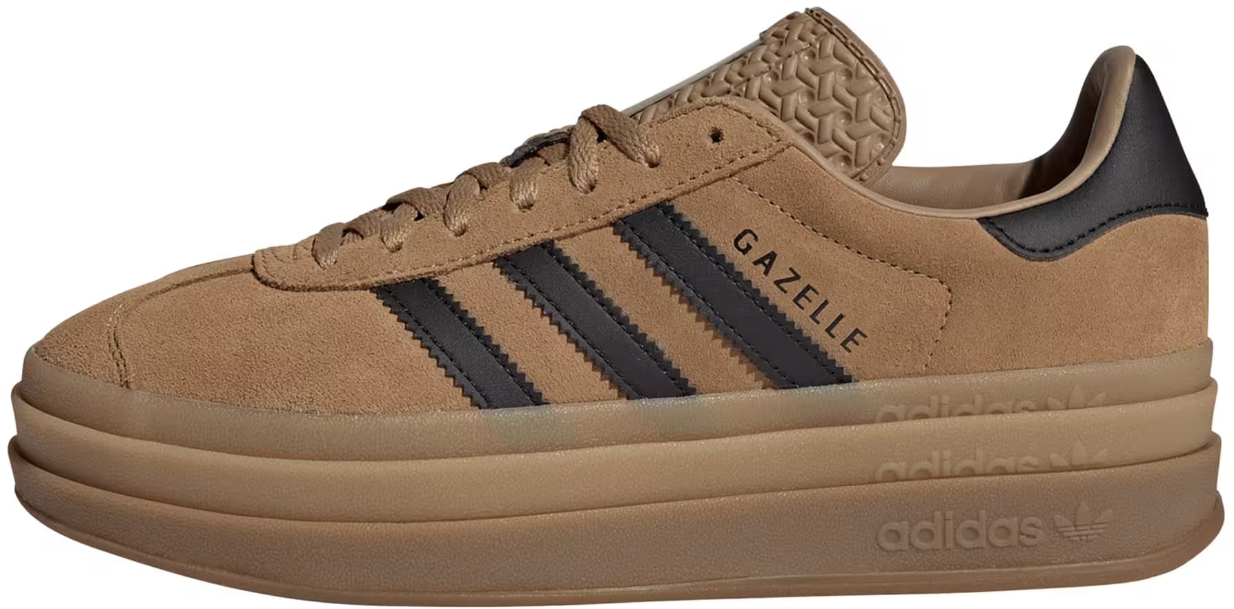adidas Gazelle Bold Cardboard Black Gum (Women's)