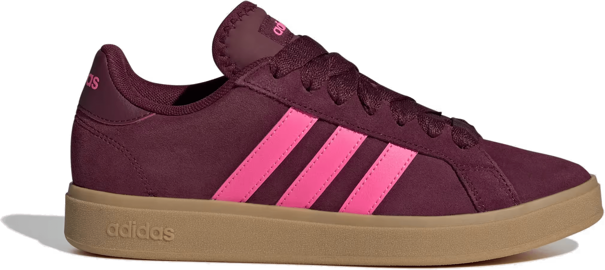adidas Grand Court Base 00s Shadow Red Lucid Pink Gum (Women's)