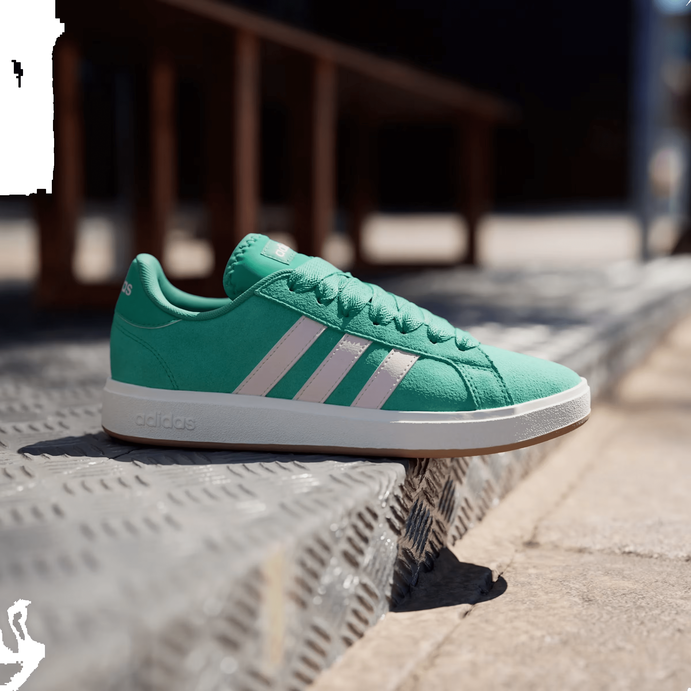adidas Grand Court Base 00s Court Green Putty Mauve Off White (Women's)