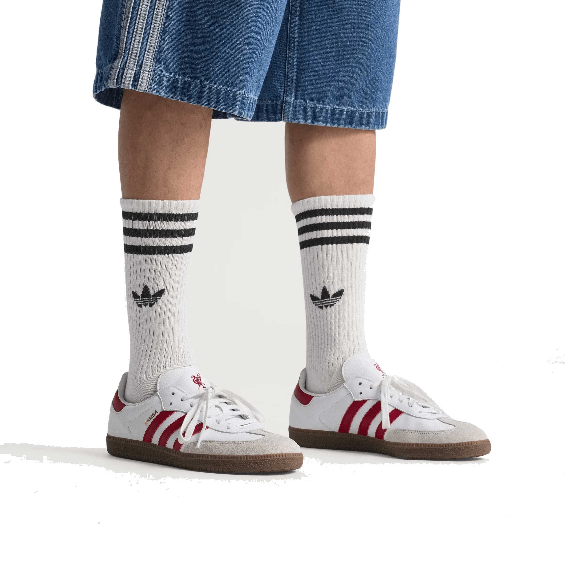 Liverpool FC x Adidas Samba "White Strawberry Red"