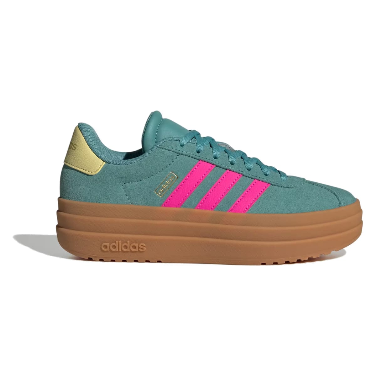 adidas VL Court Bold Powder Teal Shock Pink Powder Yellow (GS)