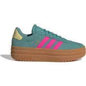 adidas VL Court Bold Powder Teal Shock Pink Powder Yellow (GS)