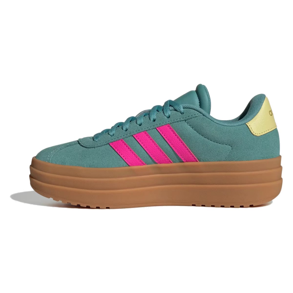 adidas VL Court Bold Powder Teal Shock Pink Powder Yellow (GS)