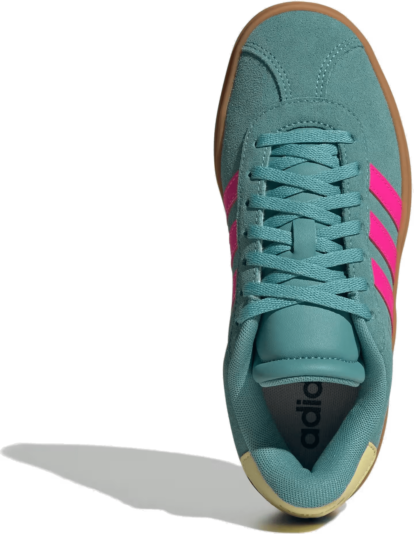 adidas VL Court Bold Powder Teal Shock Pink Powder Yellow (GS)