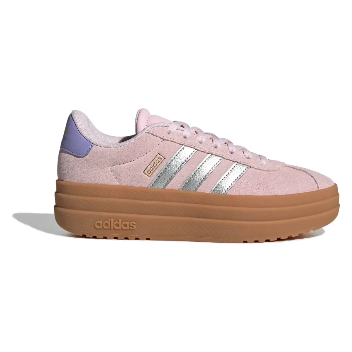 adidas VL Court Bold Clear Pink Silver Metallic Gold Metallic (GS)