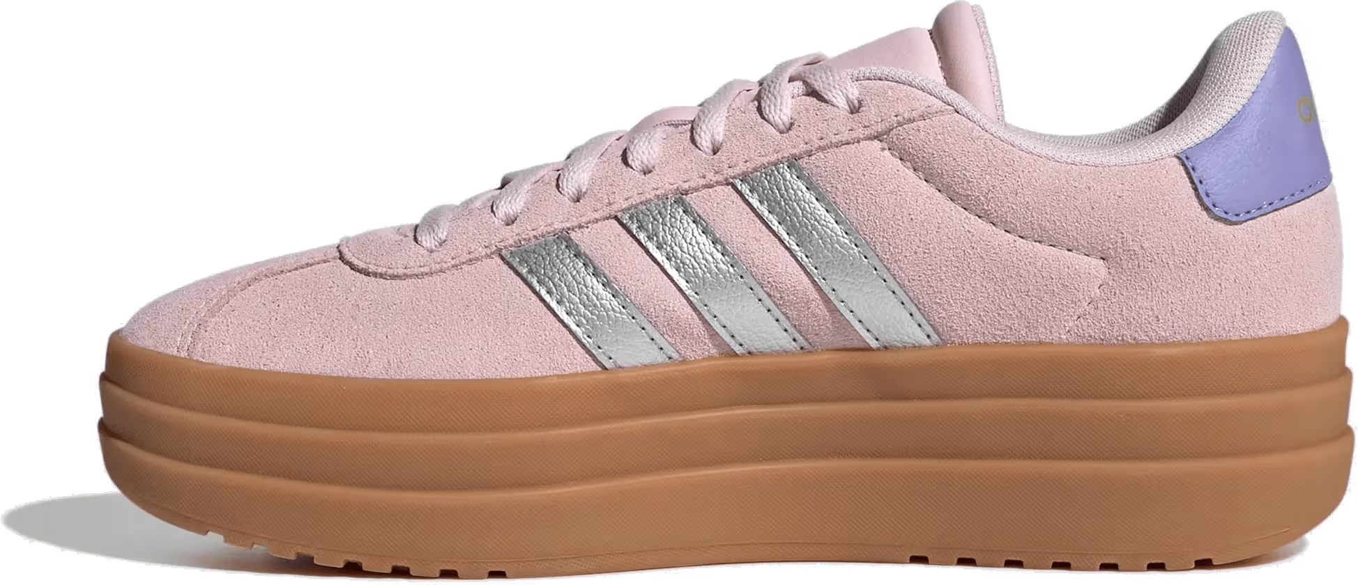 adidas VL Court Bold Clear Pink Silver Metallic Gold Metallic (GS)