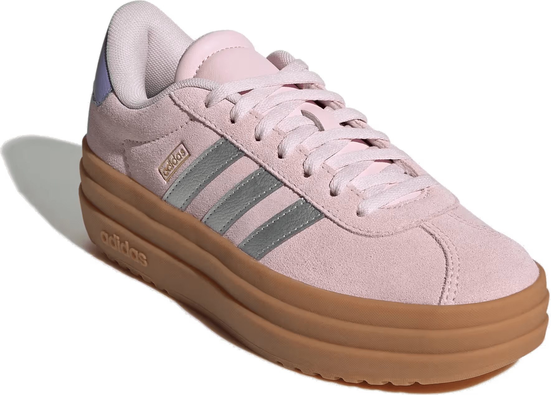 adidas VL Court Bold Clear Pink Silver Metallic Gold Metallic (GS)