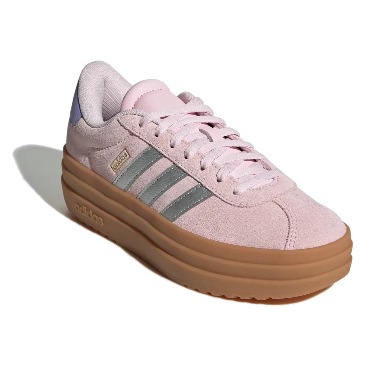 adidas VL Court Bold Clear Pink Silver Metallic Gold Metallic (GS)