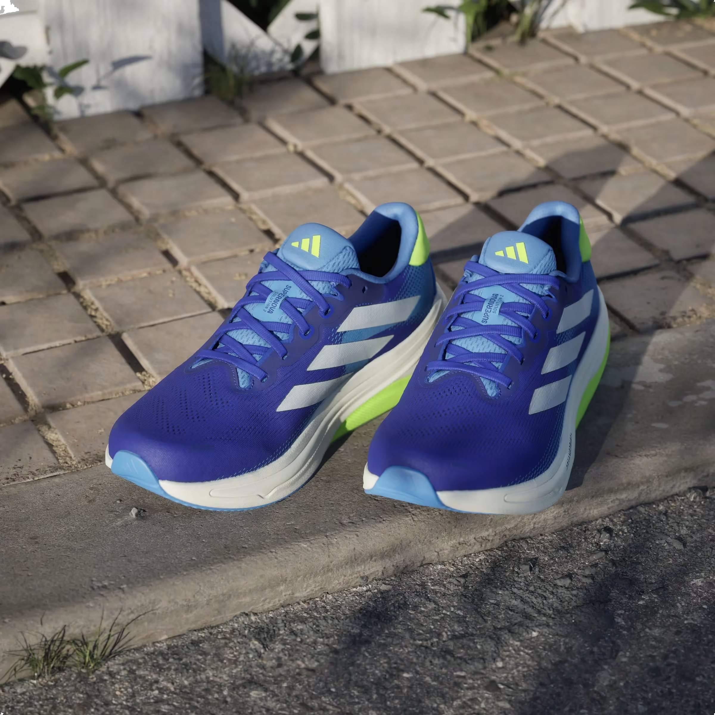 adidas Supernova Solution 2.0 Lucid Blue Zero Metalic Lucid Lemon