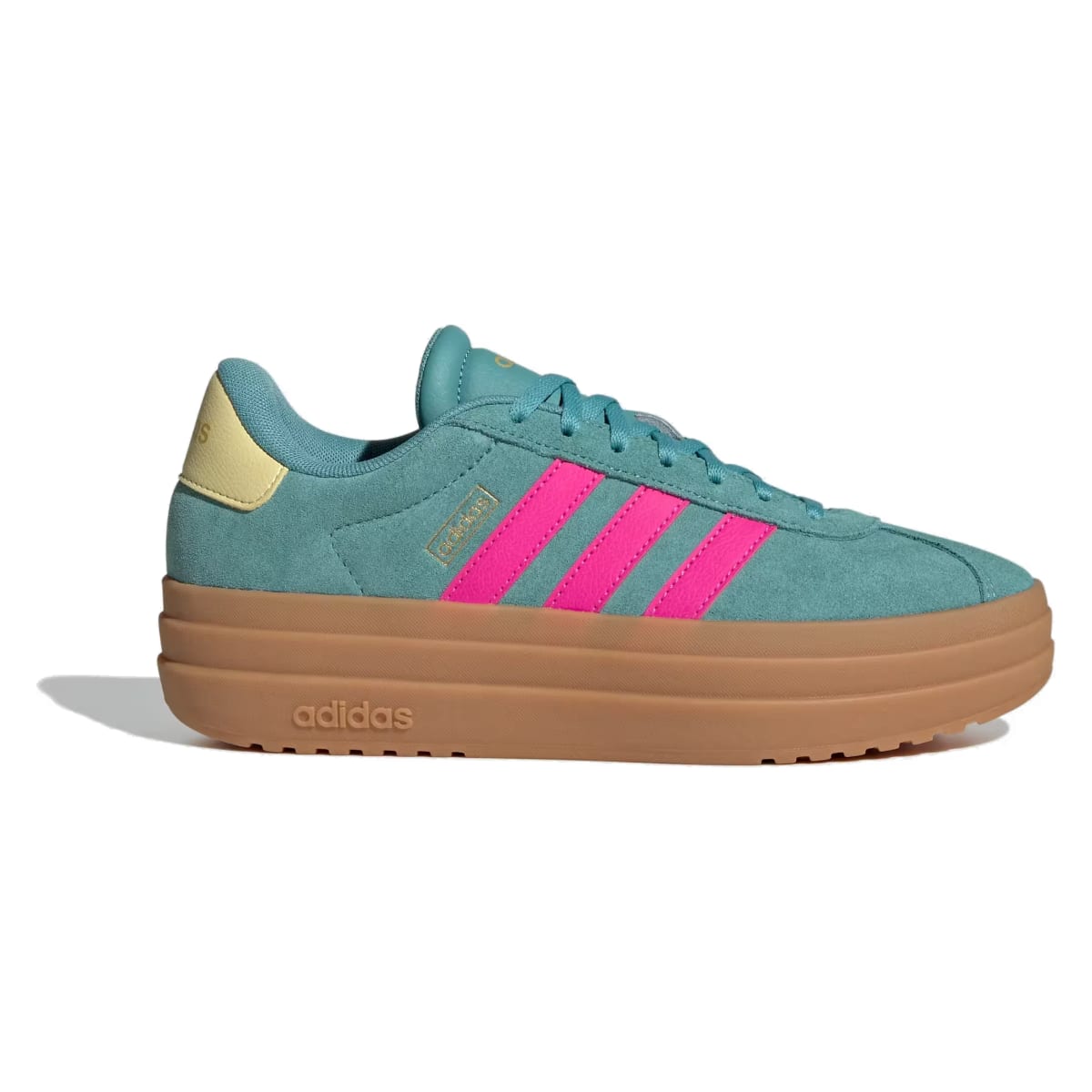 adidas VL Court Bold Powder Teal Shock Pink Powder Yellow (Women's)